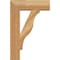 Ekena Millwork Funston Block Rough Sawn Bracket, Western Red Cedar, 4"W x 16"D x 24"H BKT04X16X24FST05RWR - alternate 3
